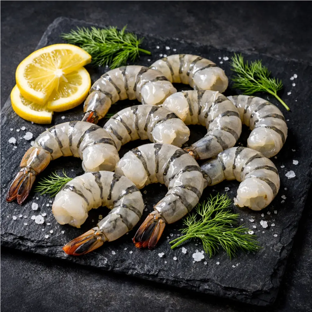 [SPDT007] Tiger King Prawns - Peeled and Devined